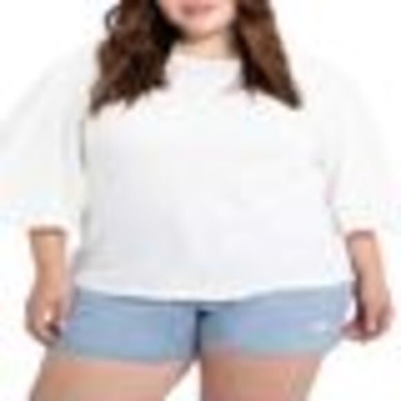 Sanctuary Cloud Control Eyelet-sleeve Top In White - L - Picture 3 of 3